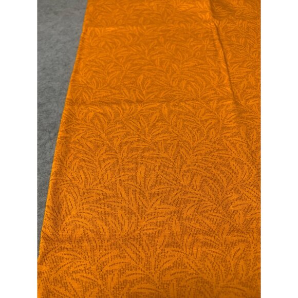 Orange Patterned Cotton Fabric 18" x 22" Pre-Cut Sewing Craft Projects - Picture 3 of 4